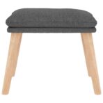 Relaxsessel Hellgrau Stoff – Bild 11