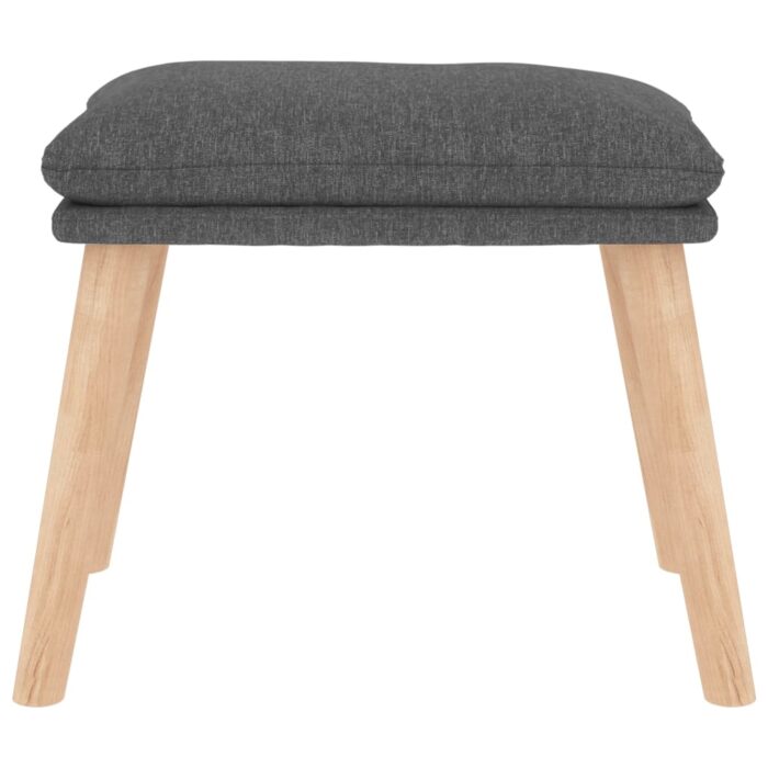 Relaxsessel Hellgrau Stoff – Bild 11