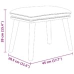 Relaxsessel Hellgrau Stoff – Bild 13