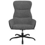 Relaxsessel Hellgrau Stoff – Bild 3