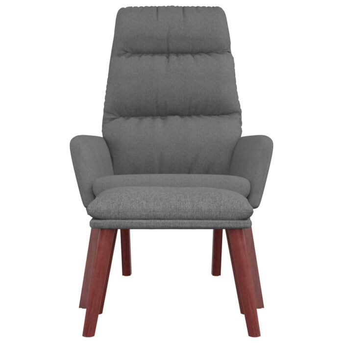 Relaxsessel Hellgrau Stoff – Bild 5