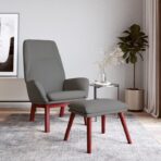 Relaxsessel Hellgrau Stoff