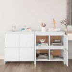 Sideboards 2 Stk. Weiss 70x41x75 cm Holzwerkstoff