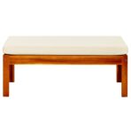 Gartenhocker 2 Stk. Massivholz Akazie – Bild 3