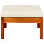 Gartenhocker 2 Stk. Massivholz Akazie – Bild 5