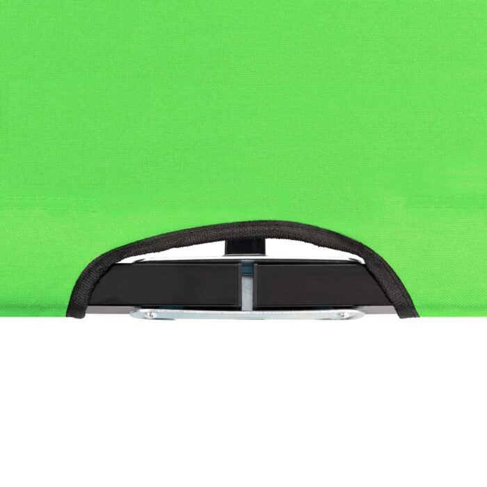 Doppelliege Klappbar Grün Stahl – Bild 5