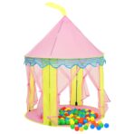Kinder-Spielzelt mit 250 Bällen 100x100x127 cm – Bild 2
