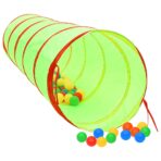 Spieltunnel mit 250 Bällen Grün 175 cm Polyester – Bild 2
