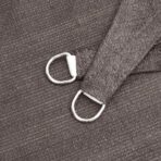 Sonnensegel 160 g/m² Anthrazit 2,5x2,5 m HDPE – Bild 6