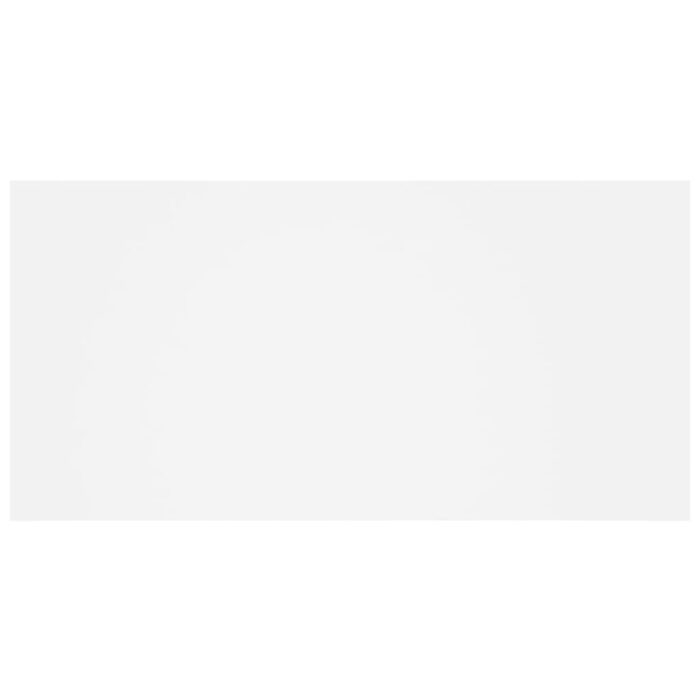 Kopfteil mit Nachttischen Weiss Holzwerkstoff – Bild 7