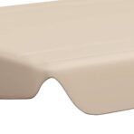 Ersatzdach für Hollywoodschaukel Beige 188/168x145/110 cm – Bild 5