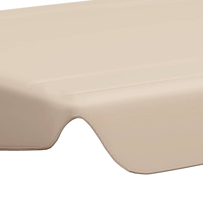 Ersatzdach für Hollywoodschaukel Beige 188/168x145/110 cm – Bild 5