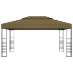 Pavillon 3x4 m Taupe 180 g/m² – Bild 2