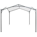 Pavillon 3x3x2,6 m Weiss 180 g/m² – Bild 2
