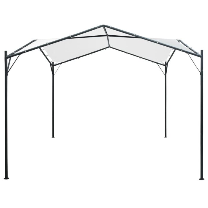 Pavillon 3x3x2,6 m Weiss 180 g/m² – Bild 2