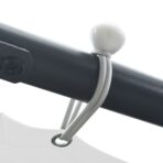 Pavillon 3x3x2,6 m Weiss 180 g/m² – Bild 4