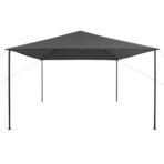 Pavillon 4x4x3 m Anthrazit 180 g/m² – Bild 2