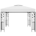 Pavillon 3x3 m Weiss 180 g/m² – Bild 2