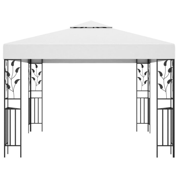 Pavillon 3x3 m Weiss 180 g/m² – Bild 2