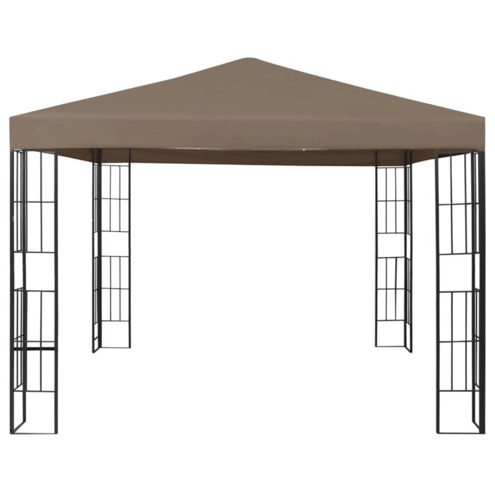 Pavillon 3x3 m Taupe – Bild 2