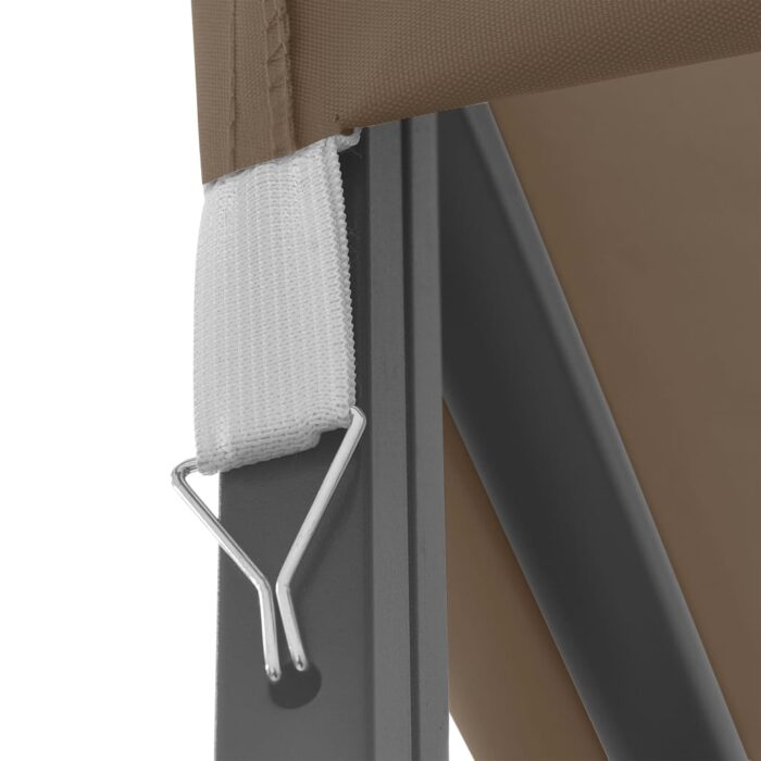 Pavillon 3x3 m Taupe – Bild 5