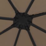 Pavillon 3x3 m Taupe – Bild 6