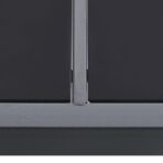 Outdoor-Esstisch Anthrazit 150x90x74 cm Stahl – Bild 4