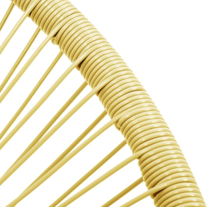 Acapulco-Gartenstuhl Poly Rattan Beige – Bild 6