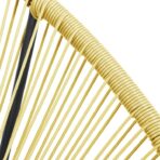 Acapulco-Gartenstuhl Poly Rattan Beige – Bild 6