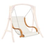 Hängeliege ohne Schaukelgestell mit Kissen Bugholz – Bild 3