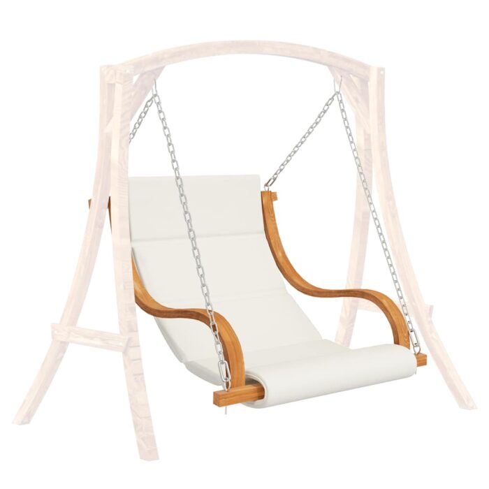 Hängeliege ohne Schaukelgestell mit Kissen Bugholz – Bild 3