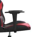 Gaming-Stuhl Schwarz und Blau Kunstleder – Bild 10