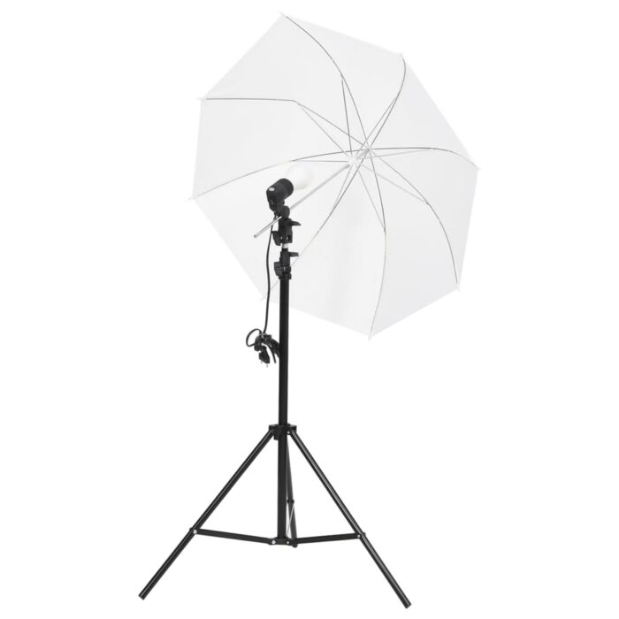 Fotostudio-Set mit Leuchten, Hintergrund und Reflektor – Bild 3
