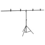 Fotostudio-Set mit Leuchten, Hintergrund und Reflektor – Bild 4