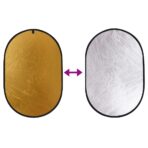 Fotostudio-Set mit Leuchten, Hintergrund und Reflektor – Bild 9