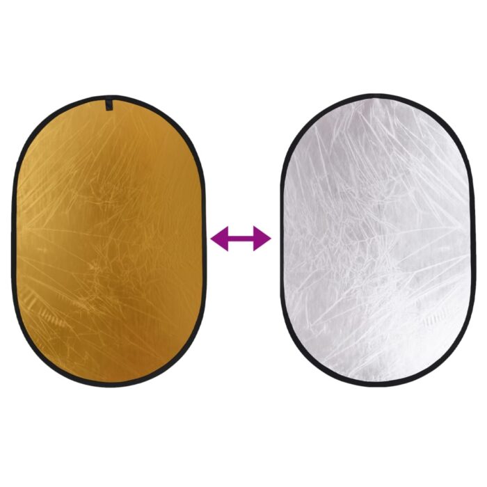 Fotostudio-Set mit Leuchten, Hintergrund und Reflektor – Bild 9