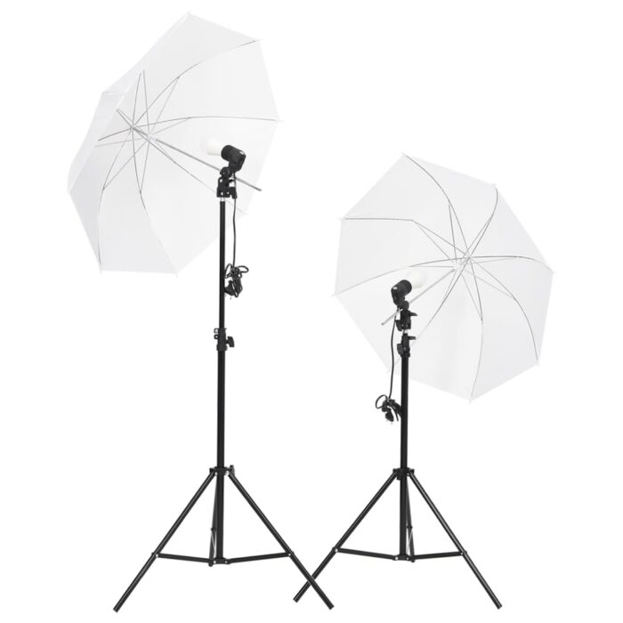 Fotostudio-Set mit Leuchten und Hintergrund – Bild 2