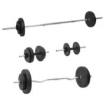 Langhantel- und Kurzhantel-Set 30 kg