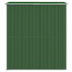 Geräteschuppen Grün 192x191x223 cm Verzinkter Stahl – Bild 5