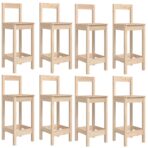 9-tlg. Gartenbar-Set Massivholz Kiefer – Bild 6