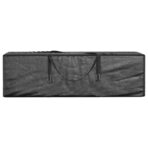 Aufbewahrungstasche für Gartenkissen 2 Stk. Schwarz 135x40x55cm – Bild 3