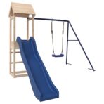 Spielturm - Massivholz Kiefer – Bild 3