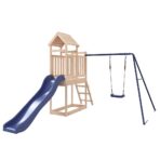 Spielturm - Massivholz Kiefer – Bild 2