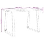 3-tlg. Essgruppe Baumkante Massivholz Akazie – Bild 11