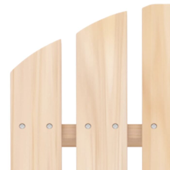 Adirondack-Gartenstuhl mit Fussteil Massivholz Tanne – Bild 6