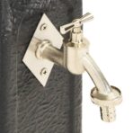 Wasserzapfsäule Anthrazit Steinoptik – Bild 5