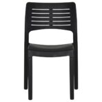 Gartenstühle 2 Stk. Anthrazit Polypropylen – Bild 4