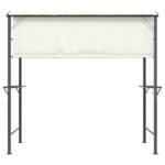 Pavillon mit Dach 220x110x200 cm Creme – Bild 5