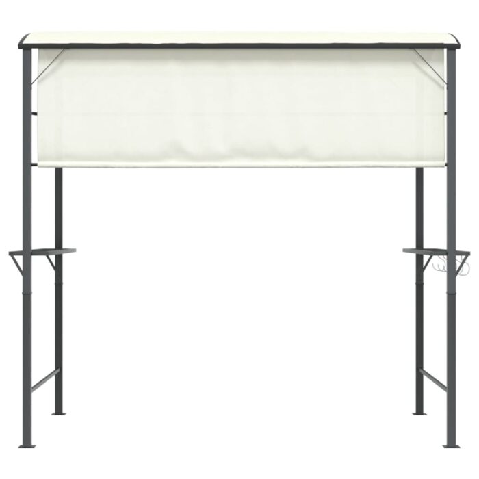 Pavillon mit Dach 220x110x200 cm Creme – Bild 5
