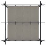 Pavillon mit Ausziehbarem Dach 3x3 m Creme – Bild 7